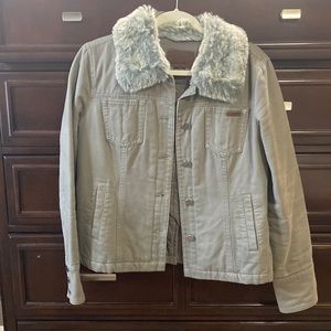 Calvin Klein gray jean jacket